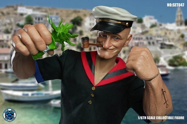 NUEVO SUPER DUCK SET047 1/6 Popeye El Marinero Hombre Figura