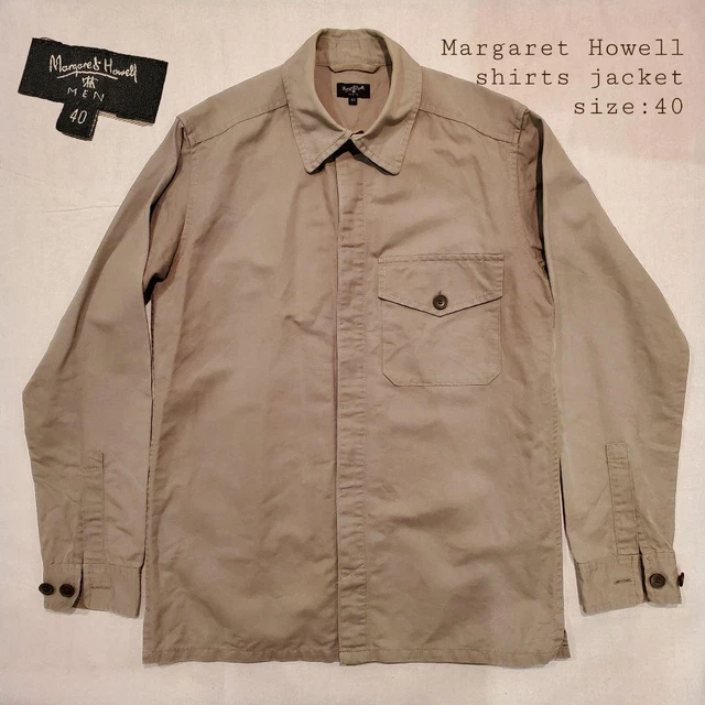 Chemise Margaret Howell SS23 Taille UK 8 – Manches Courtes, Coton Soyeux, Couleur Blossom, Occasion Très Bon état