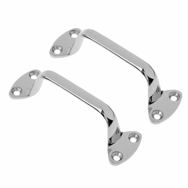 2 Pcs 6" Boat Grab Handle Stainless Steel 316 Boat Marine Hand Rail Yacht/RV