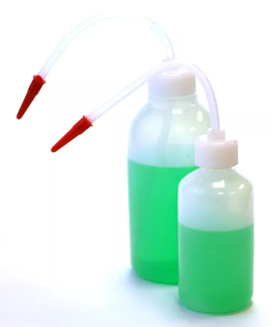 125ml, and 250ml Polyethylene Wash Bottle, Screw Cap, Tube Cap, LDPE