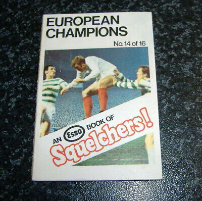 Esso ESSO petroleum Booklet SQUELCHERS Football BOBBY MOORE WEST HAM UNITED ENGLAND 