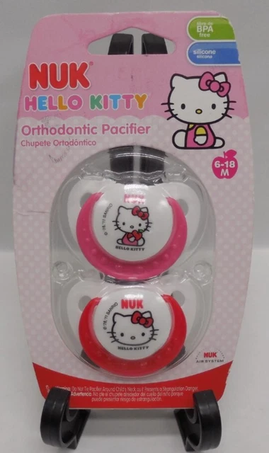Nuk HELLO KITTY CHUPETE DE ORTODONCIA 6-18 MB silicona libre de BPA NUEVO/SELLADO