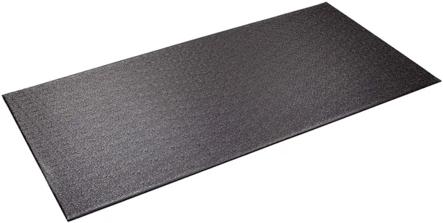 SuperMats 13GS Bike Mat for Heavy Duty PVC Fitness Products Black 30in x 60in