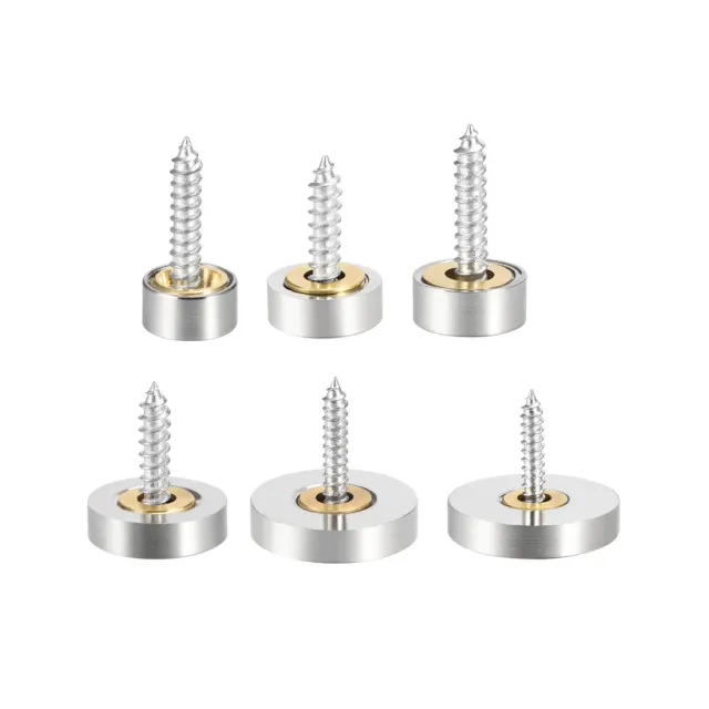 Furniture Table Mirror Screw Decorative Round Caps Cover Nails Stainless Steel