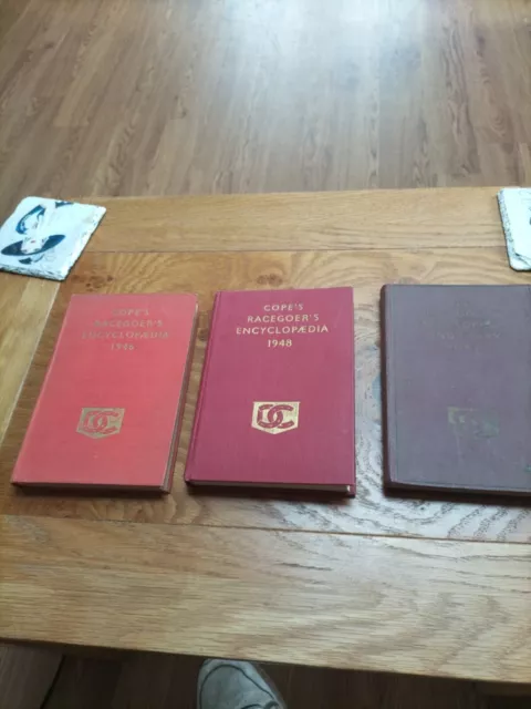 Copes Racegoers Encyclopaedia x 3 1938/39. 46.48.