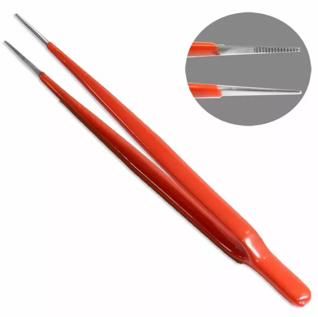 6.5-Inch Vinyl Coated Tweezers (Pack of: 2) - S1-71236-Z02