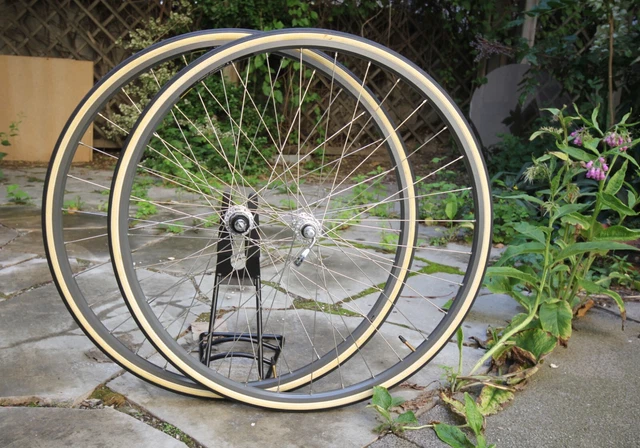 SET ROUES VÉLO course ALPIN AMBROSIO Montreal Black MAILLARD wheels racing bike SET ROUES VÉLO course ALPIN AMBROSIO Montreal Black MAILLARD wheels racing bike