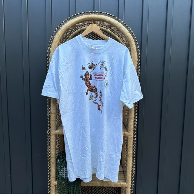 VINTAGE ARIZONA DESERT Museum Venomous Animals Single Stich T Shirt