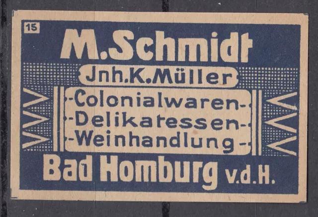 Alt-Deutschland   820  Bad Homburg vor der Höhe    (  ca. 100 Jahre alt )