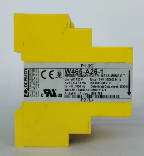 W465-A26-1 Bender Measuring current transformers 1000 Hz