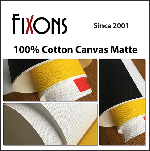 Cotton Canvas Matte for Epson Printer 24" x 40' - 1 Roll