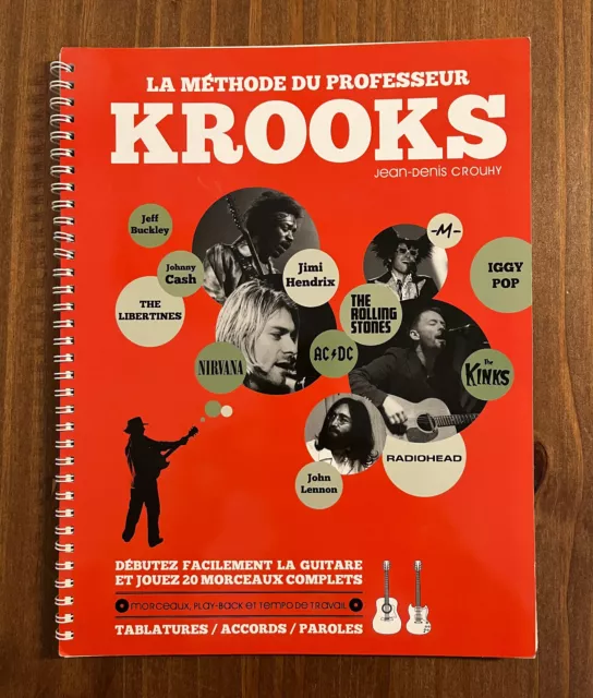 Methode de guitare acoustique et électrique - La méthode du professeur Krooks