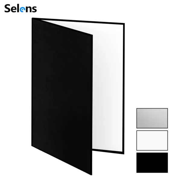 Collapsible Light Reflector Cardboard 3 in 1 Photography Studio Photo Diffuser