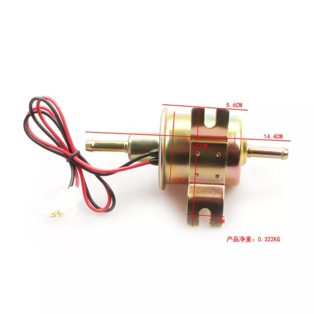 NEW GAS INLINE Low Pressure Electric Fuel Pump 24V HEP-02A Universal ...