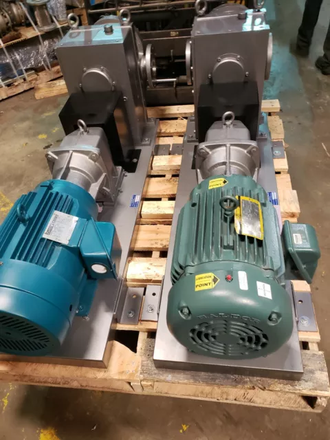 Fristam Fkl250 SS 4  positive displacement Pump lobe pump 15 HP Waukesha Ampco
