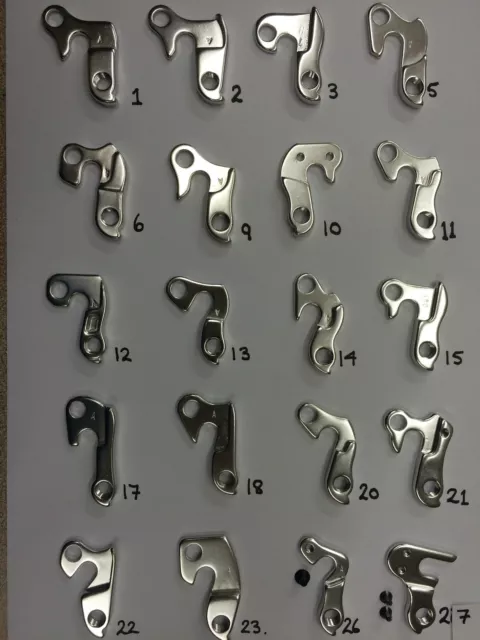 Various Rear Gear Mech Derailleur Hanger Drop out as listed in description 1-27