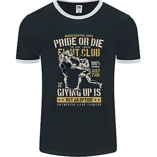 Pride Mma Muay Tailandese Misto Arti Marziali Uomo Suoneria T-Shirt