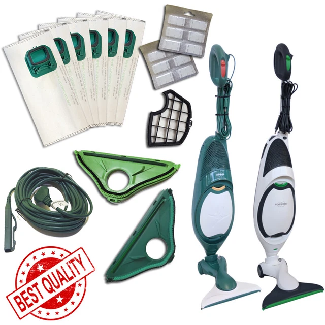 Ricambi Per Vorwerk Folletto Vk 140 Vk 150 Sacchetti Filtro Cavo Spazzola