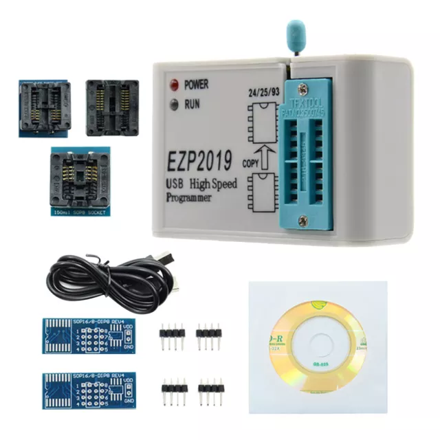 EZP2019 High Speed ​​32M Flash USB SPI Programmer Support 24 25 93