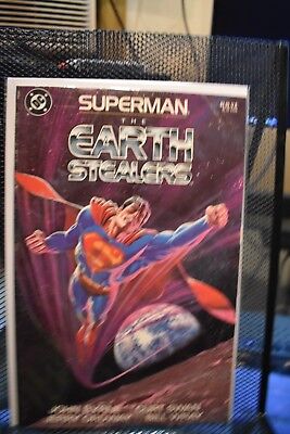 Superman The Earth Stealers DC Graphic Novel 1988 Byrne Swan Ordway Wray