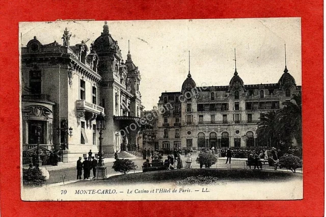 cpa Monaco MONTE-CARLO - Le Casino et l'Hôtel de Paris (1912) ref. 14886