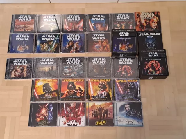 Hörspiel Sammlung CD Star Wars Krieg der Sterne 31 CDs Sehr guter Zustand