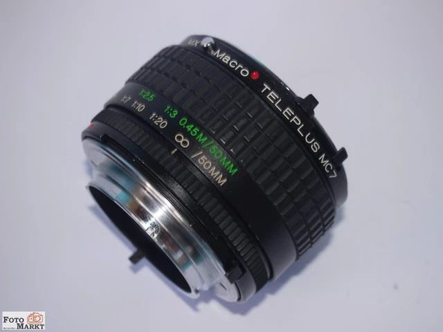 Kenko 2x Converter Macro 1:1 Teleplus Lens MC7 Converter Minolta XD, X700