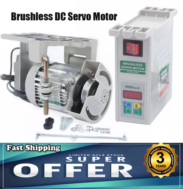 600W Industrial Sewing Machine Energy Saving Mute Brushless Servo Motor 220V AU