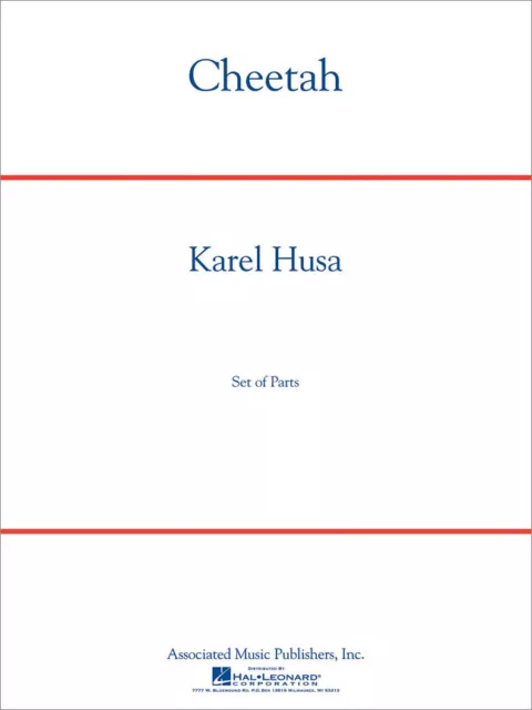 Karel Husa | Cheetah (2008) | Score | G. Schirmer Band-Orchestra | Partitur