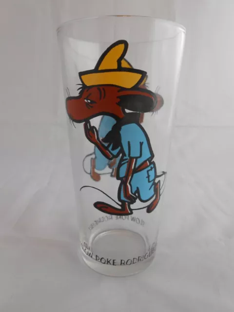 Vintage Slow Poke Rodriguez Pepsi Drinking Glass, 1973, Warner Bros/Looney Tunes Vintage Slow Poke Rodriguez Pepsi Drinking Glass, 1973, Warner Bros/Looney Tunes
