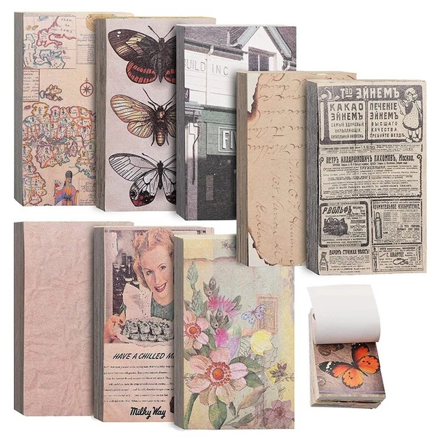 480 Pezzi di Forniture per Scrapbooking Vintage, Carta per Album di Ritagli V5U1