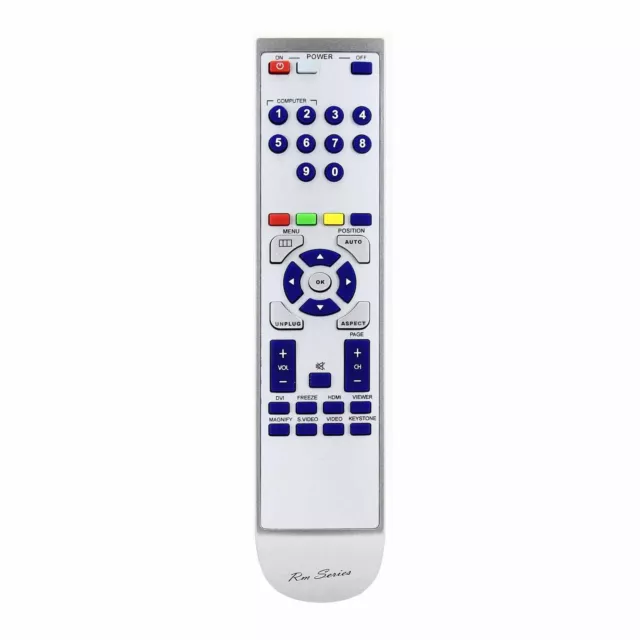 RM Series Remote Control fits MITSUBISHI XD110U XD205 XD206 XD206U XD221U