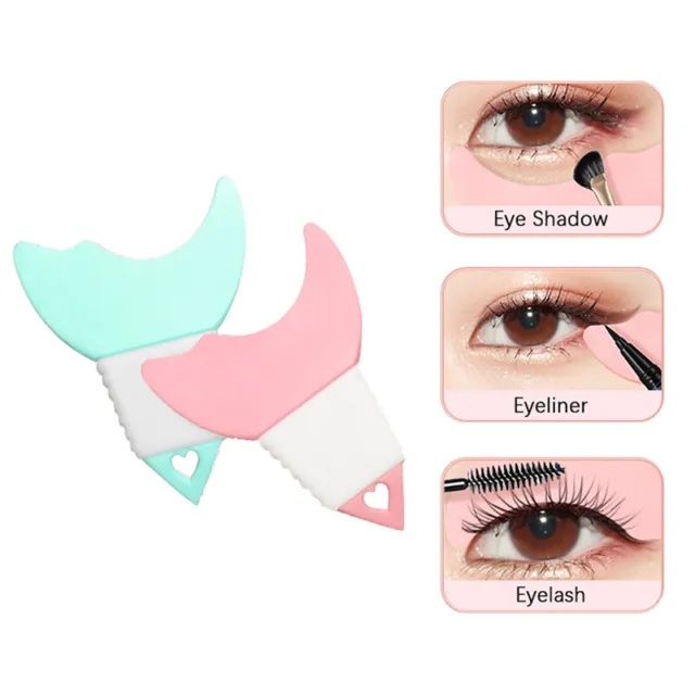 Multifunctional Silicone Eye Makeup Auxiliary Guard Tool Portable Mascara Ba ❤TH