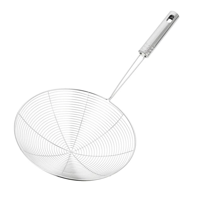 Kitchen Sieve Slotted Ladle Spider Strainer Skimmer Stainless Steel Mesh Noodle