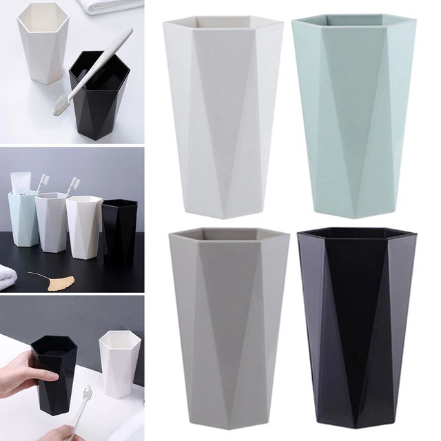 Nuevo baño taza de dientes taza beber lavado soporte para cepillo de dientes