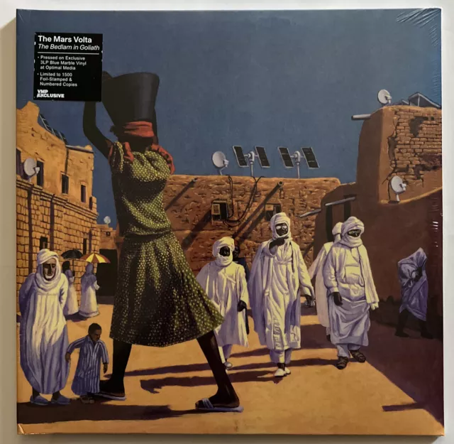 THE MARS VOLTA - The Bedlam In Goliath 3xLP Blue Marble Vinyl Me Please Ltd. New