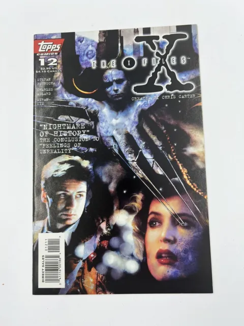 THE X-FILES Comic - Vol 1 - No 12 - Date 12/1995 - Topps Comics