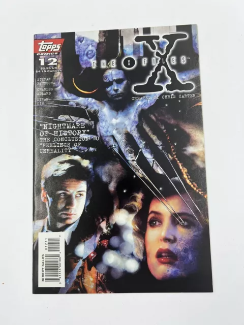 THE X-FILES Comic - Vol 1 - No 12 - Date 12/1995 - Topps Comics