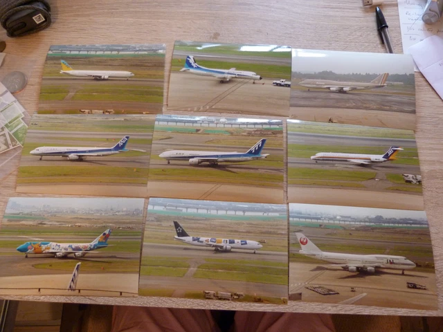 9 PHOTOS OF various airliners, Different types and airlines (#76.277) £ ...