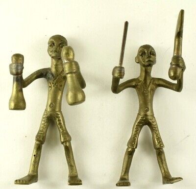 Antique African Brass Bronze Tantric Tribal Figure Primitive Art Figurine Lot