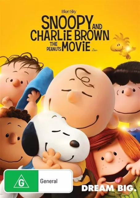 Snoopy And Charlie Brown - Peanuts Movie (DVD, 2016)Australian Stock