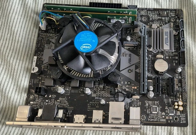 ASUS PRIME H310M-A Motherboard CPU Combo Intel i3-8100 8GB DDR4 Ram 8th ...