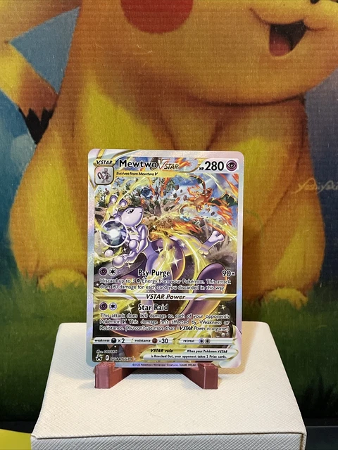 Pokémon TCG Mewtwo VSTAR GG44 Crown Zenith Alt Art Holo PSA10 | UK