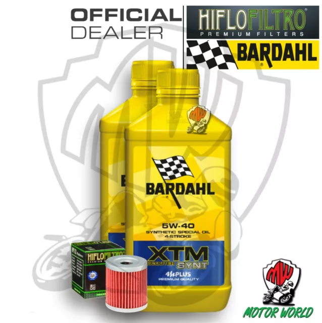 KIT TAGLIANDO 2 LITRI OLIO BARDAHL XTM 5W40 FILTRO Yamaha YP 400 R 2019 2020