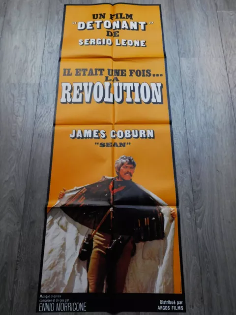 Il Etait une Fois La Revolution Affiche Poster 60x160c 23"63 Sergio Leone Coburn