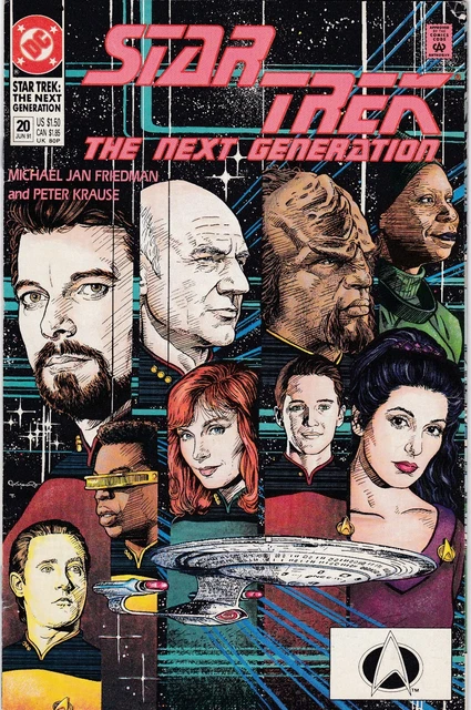 Star Trek: The Next Generation #20: DC Comics (1991)  FN-  (5.5)