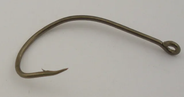 Eagle Claw L042-2/0 Wide Bend Bronze Flounder Hook 100CT