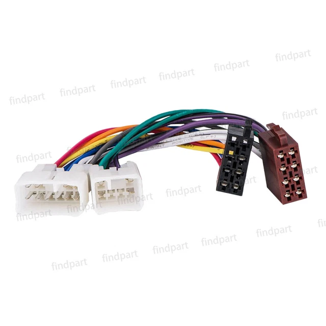 ISO To Toyota Car Radio Stereo GPS Power Wiring Harness Cable Loom Adapter Wire