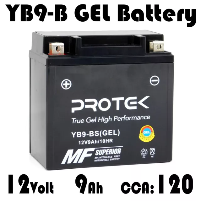 YB9-B 12N9-4B-1 YB9-BS 12V Sealed Maintenance Free GEL Battery 9Ah ATV UTV PWC