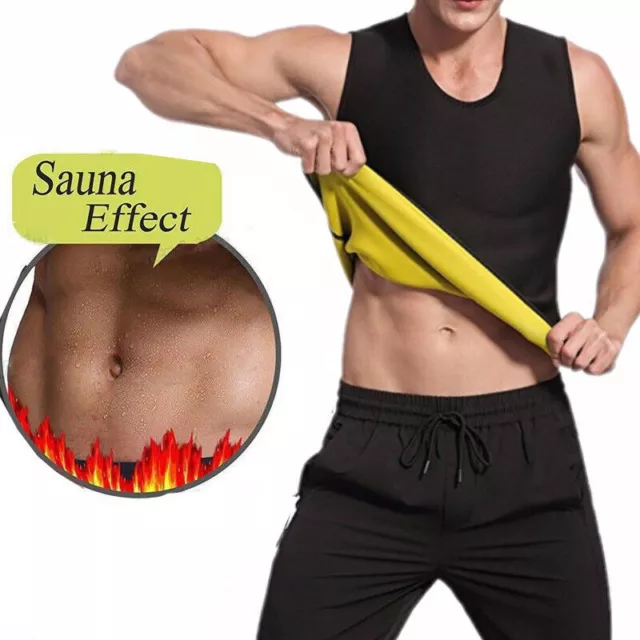 Fajas Para Hombres Reductoras Abdomen Chaleco Perdida Peso Quemar Grasa Sauna